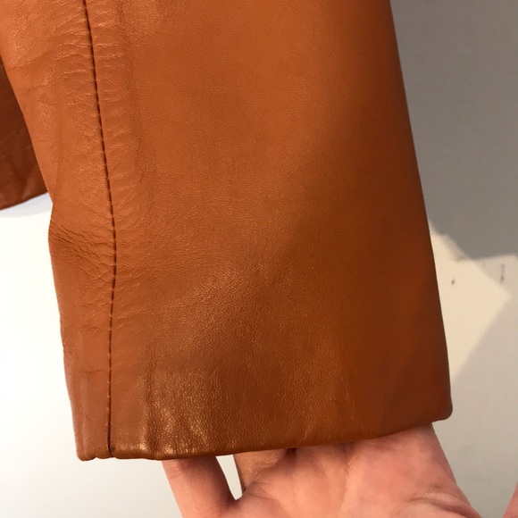 Vintage Bob & Christensen cognac leather blazer - Picture 5 of 14